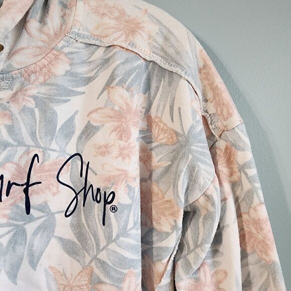 Ron Jon Tropical Leaf Crop Hoodie - Picture 5 of 13